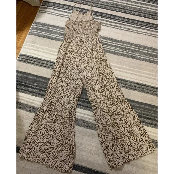 Womens japna Spaghetti Strap Jumpsuit Leopard Prints‎ M - Picture 9 of 9